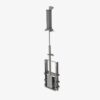 HPL Engineering : vanne murale type 100 M5 commande vérin.